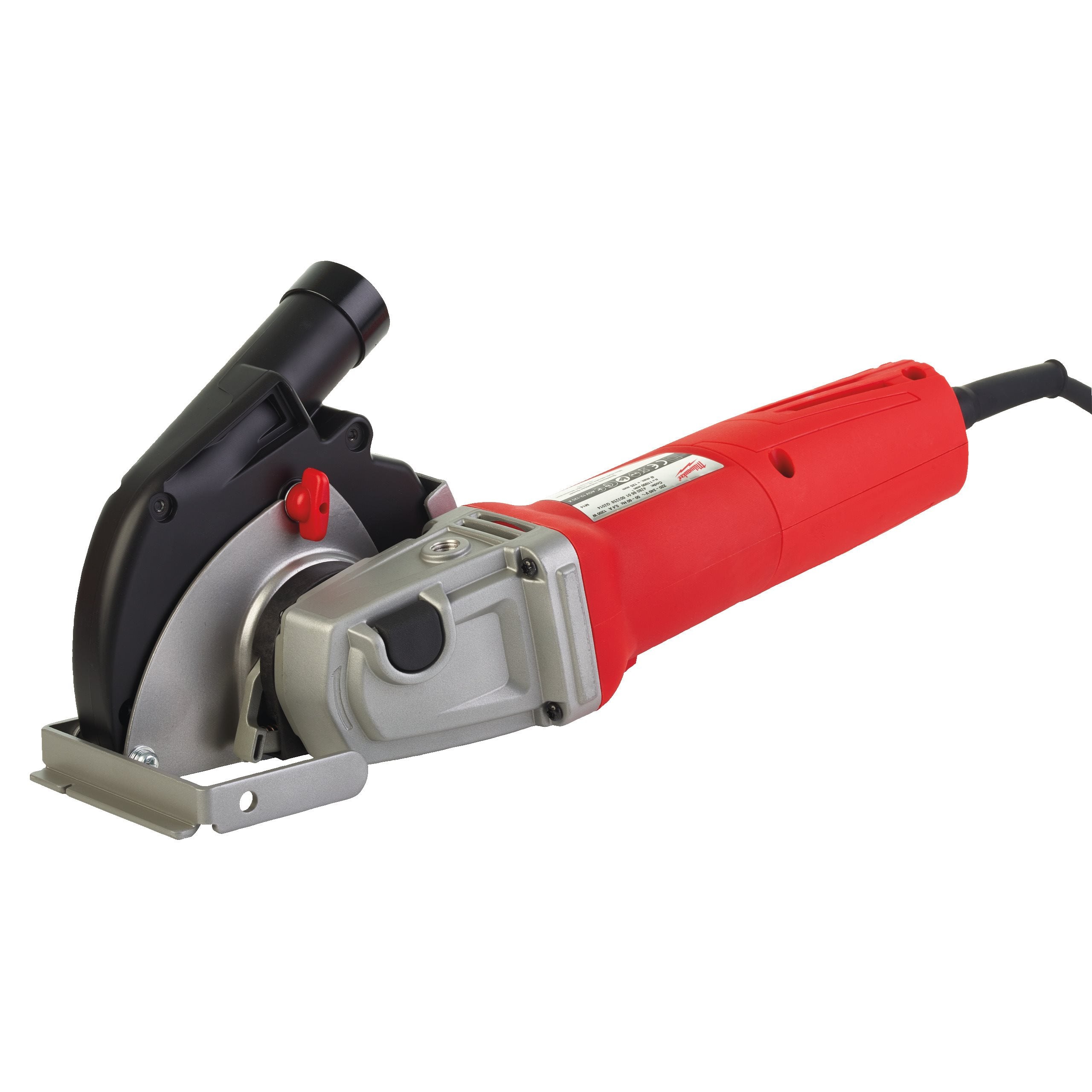 Amoladora angular de 1.200W con sistema de aspiración (profundidad de 28mm)
