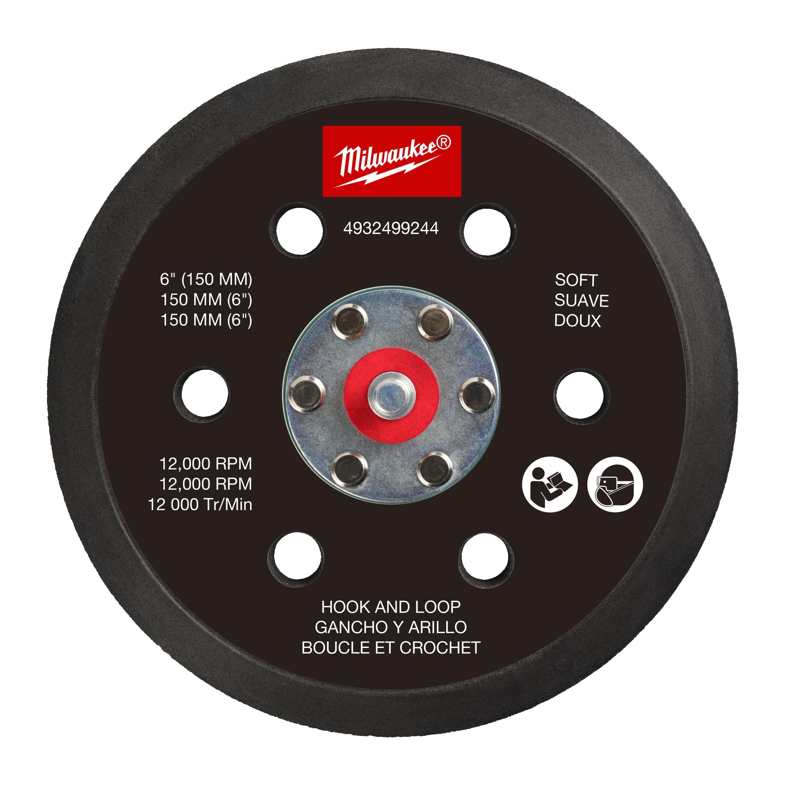 Plato para lijadora rotorbital M12 FUEL™ 150mm