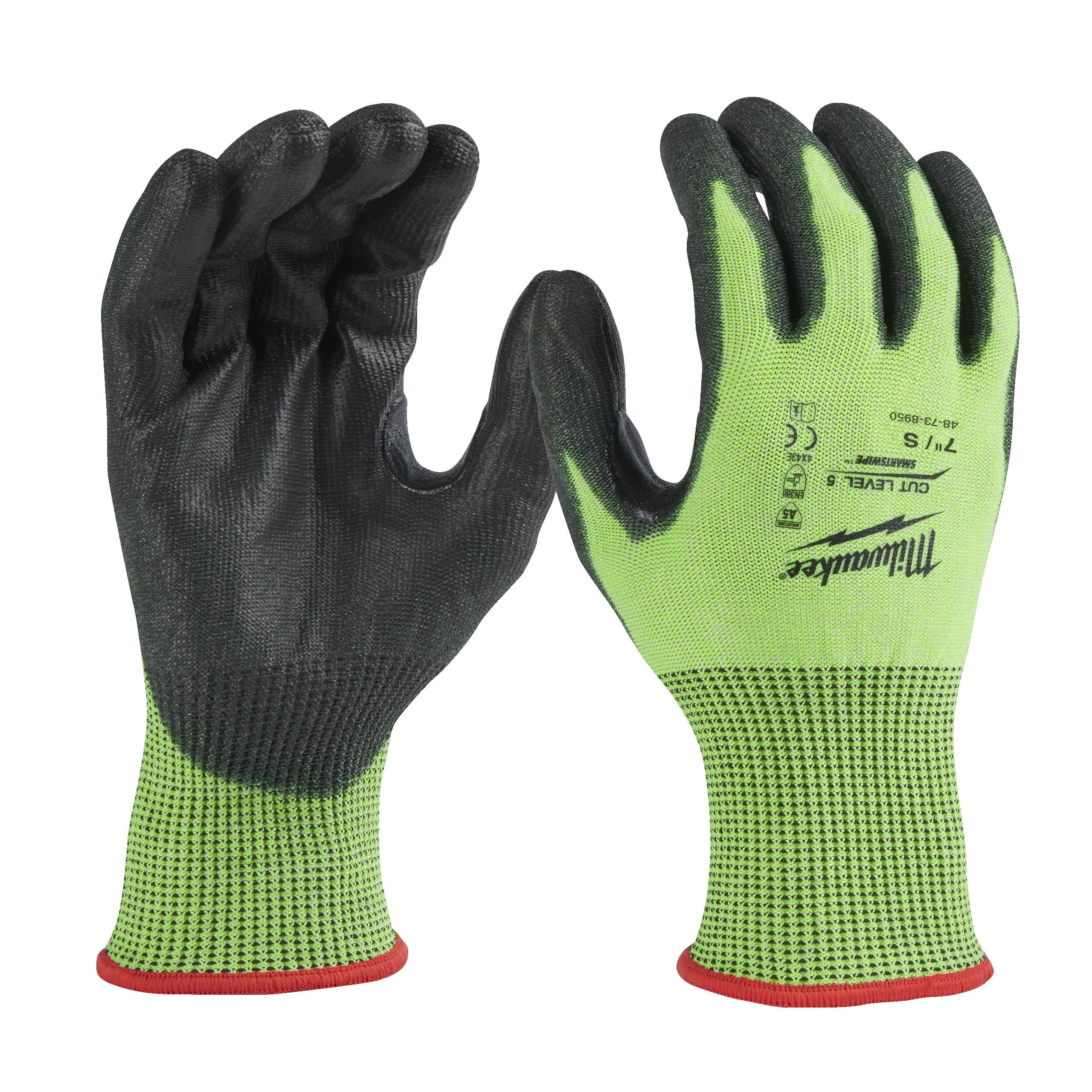 Guantes anticorte de alta visibilidad Nivel E