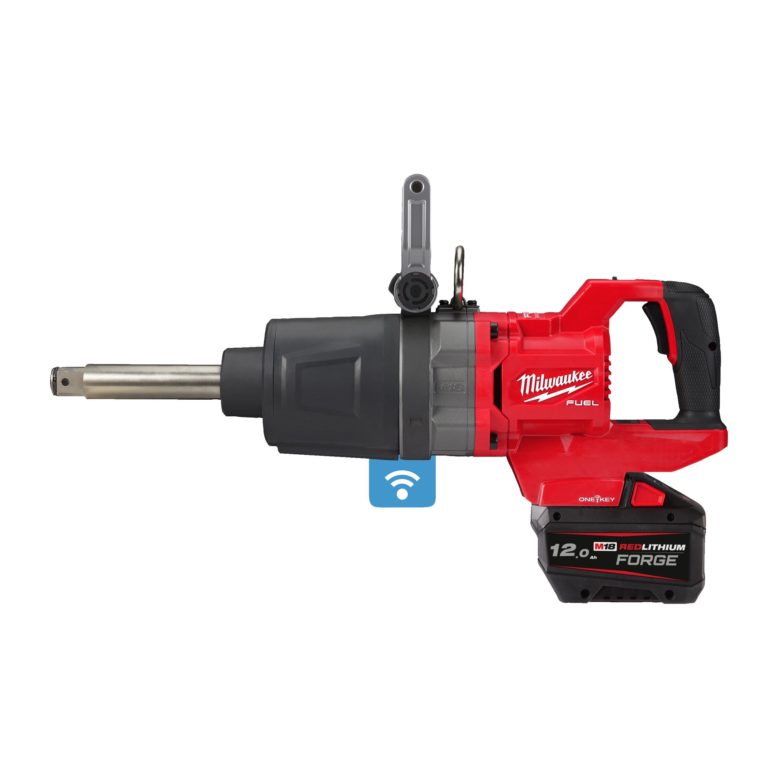 Llave de impacto de alto par M18 FUEL™ ONE-KEY™ de 1″ con eje extendido largo y empuñadura en D