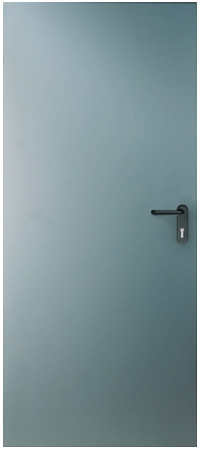Puerta Trastero Ciega 1025x2050 mm Galvanizada